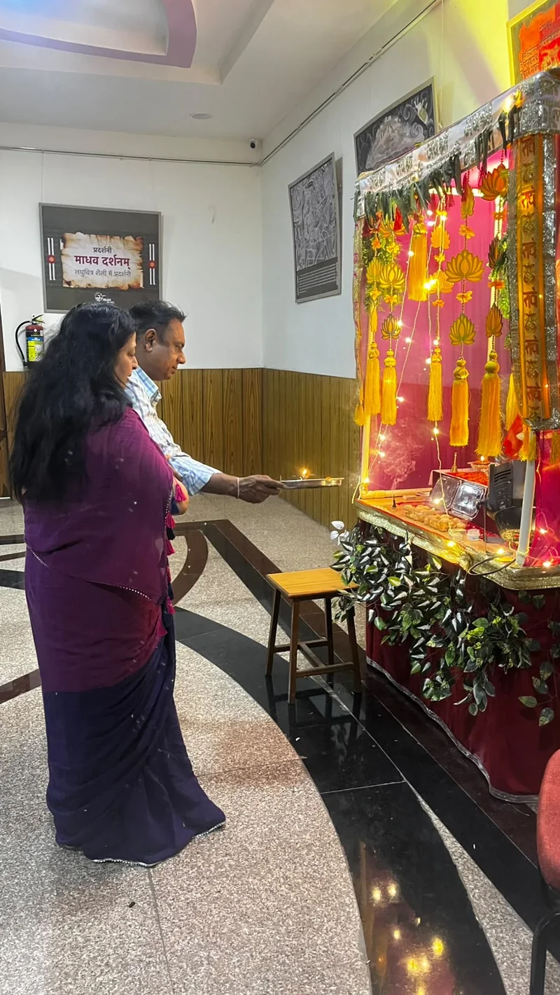 गणेश उत्सव के सप्तम दिवस भव्य महाआरती, भक्तिमय हुआ शोधपीठ परिसर