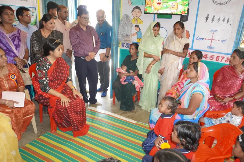 कलेक्टर श्रीमती नेहा मीना ने आंगनवाड़ी केंद्र बम्होड़ी का किया निरीक्षणबच्चों की शिक्षा एवं पोषण व्यवस्था का…